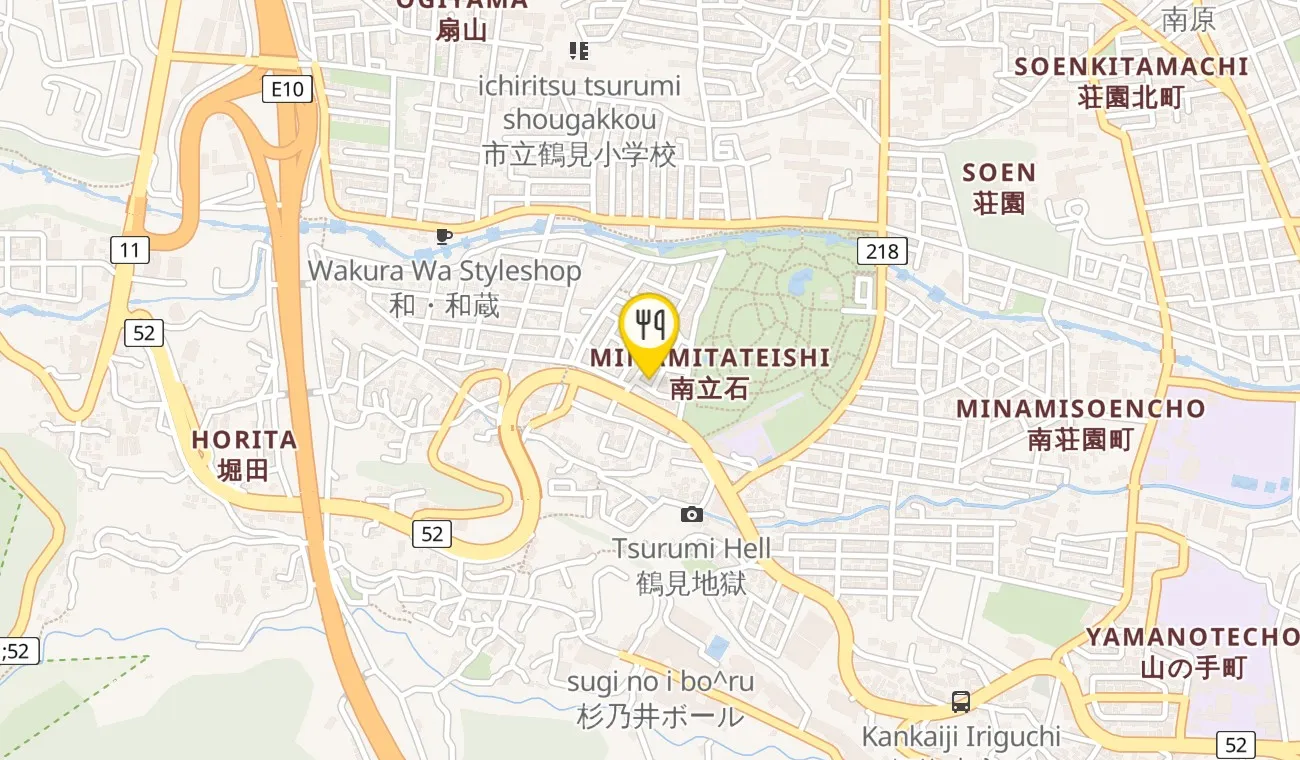 Map — Oryori Hatano