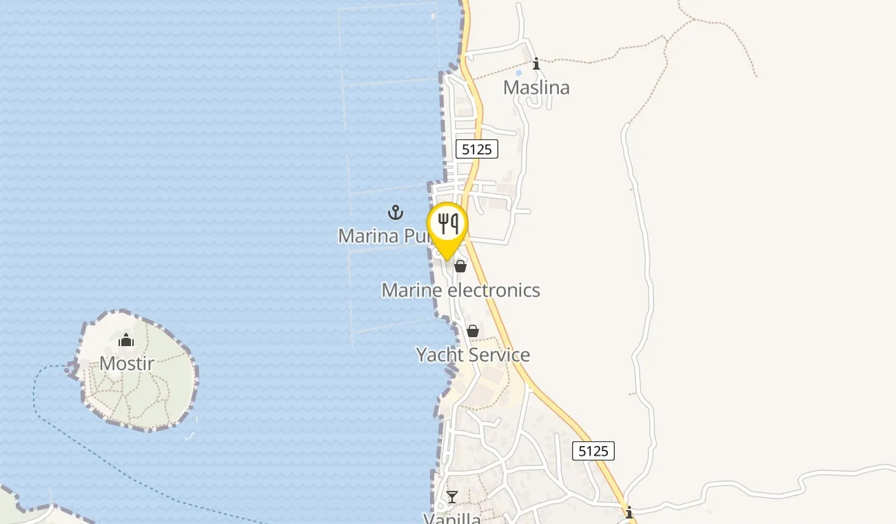 Map — Pizzeria 9 bofora