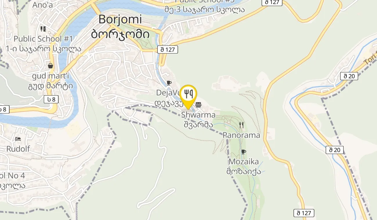 Map — Crowne Plaza BORJOMI
