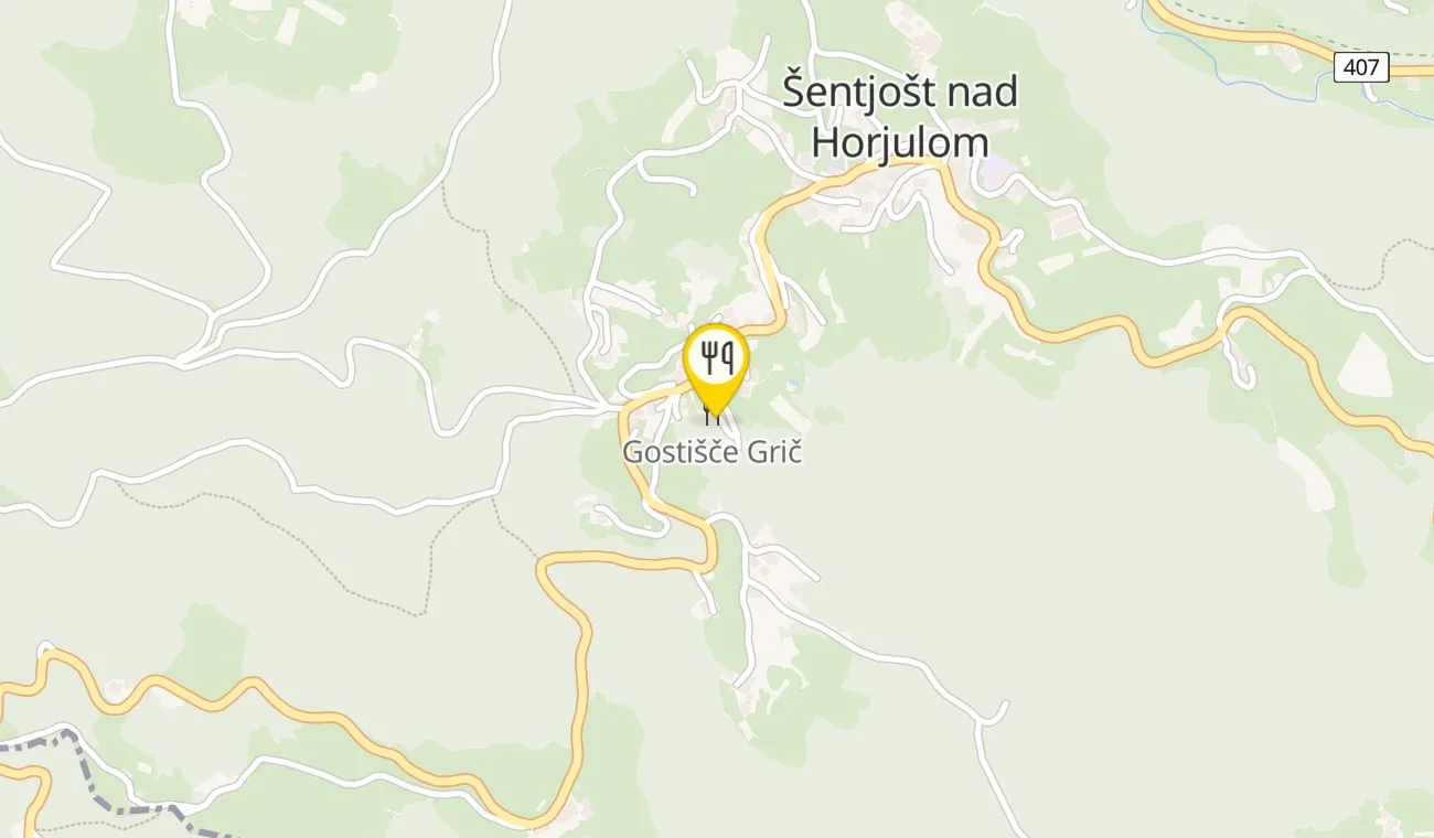 Zemljevid — Grič