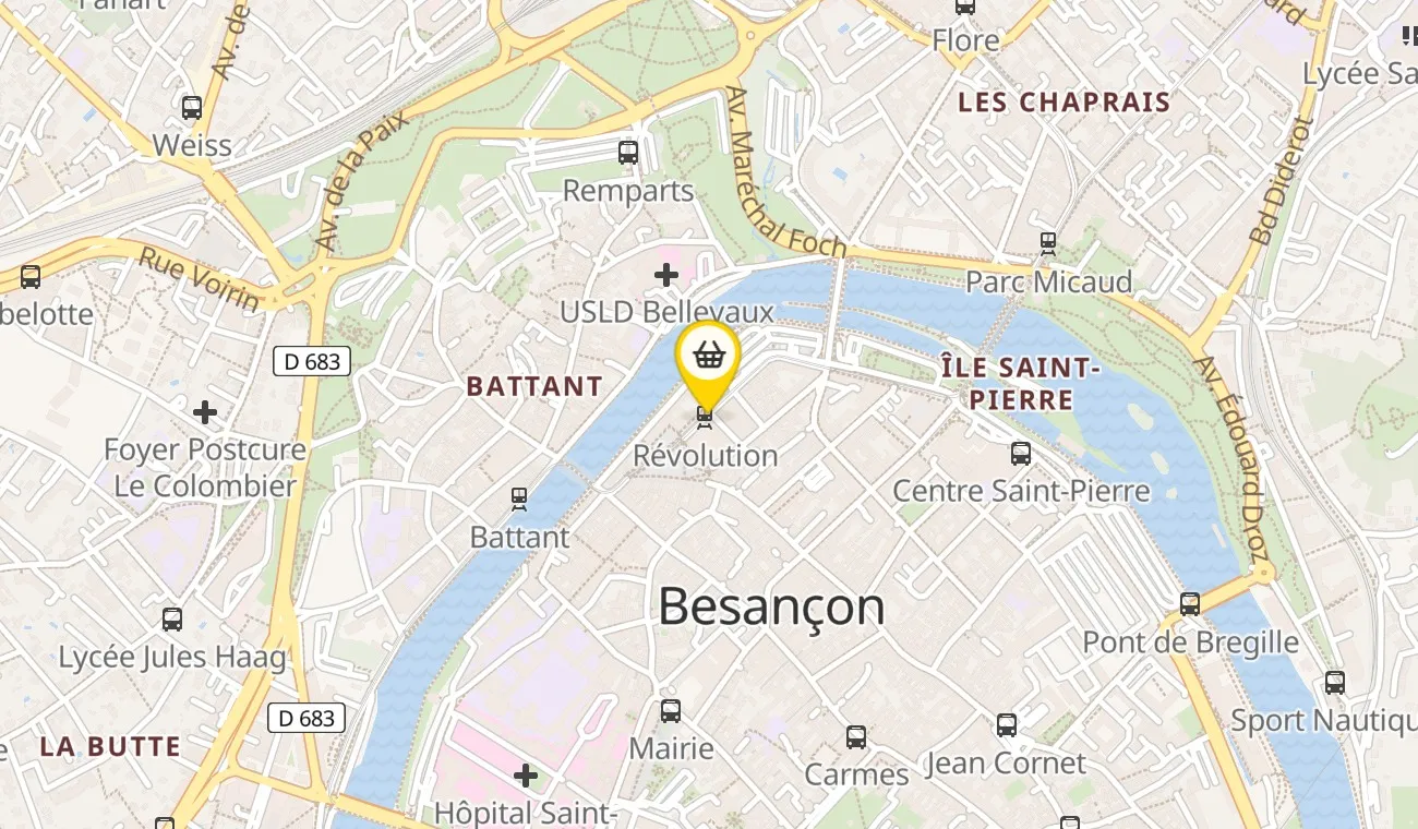 Plan — Boucherie Sébastien et Émeline