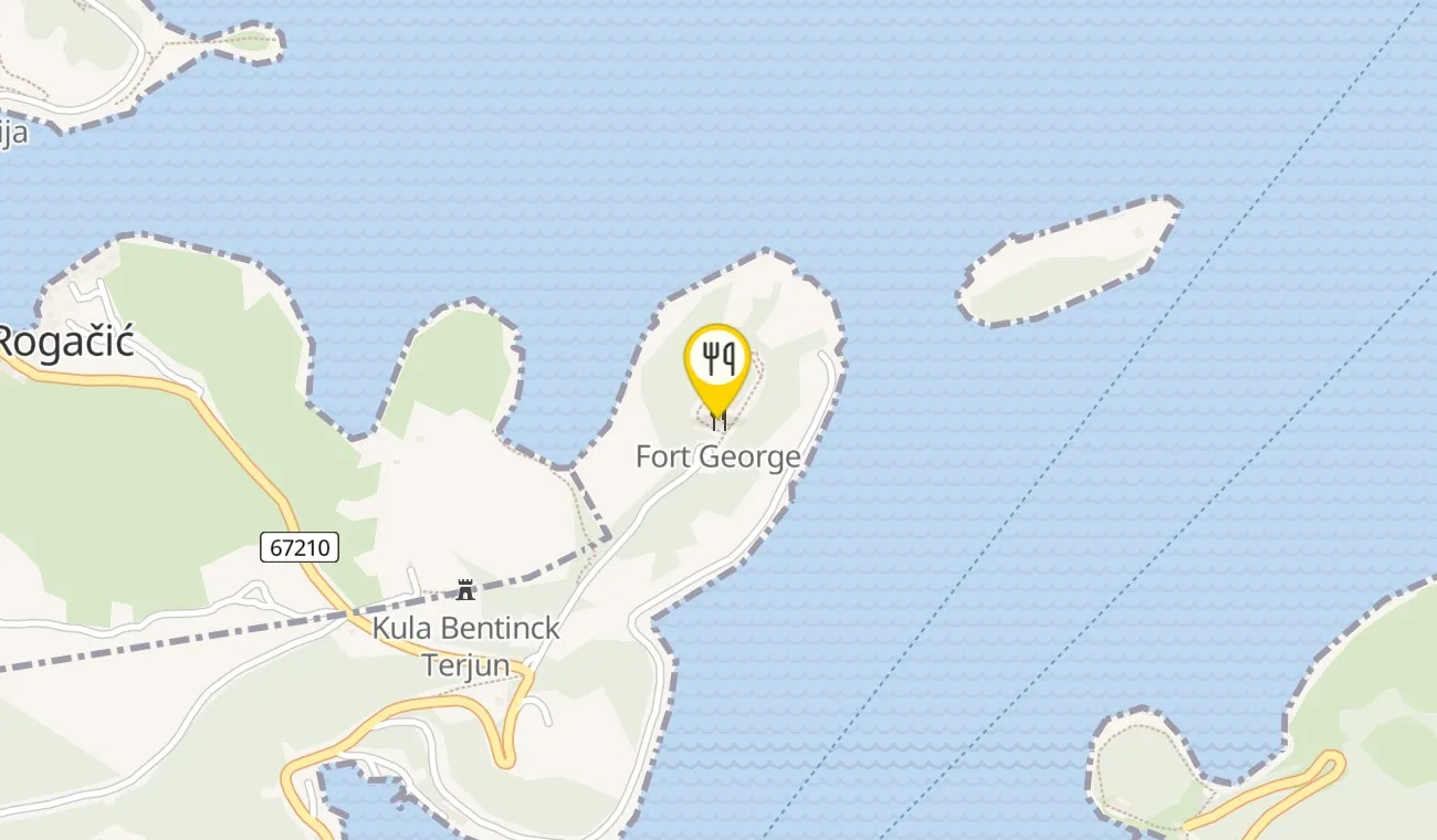 Map — Fort George Croatia