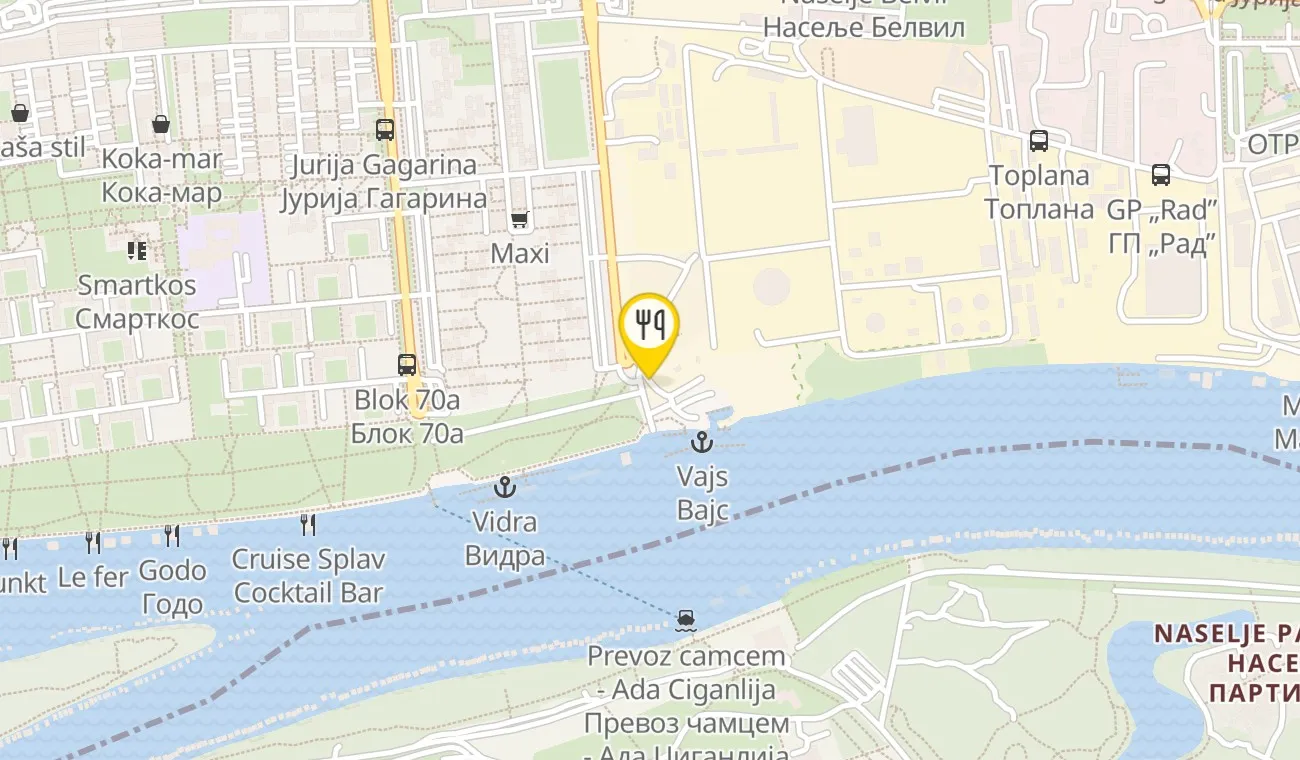 Mapa — RESTORAN CORSO ANCORA