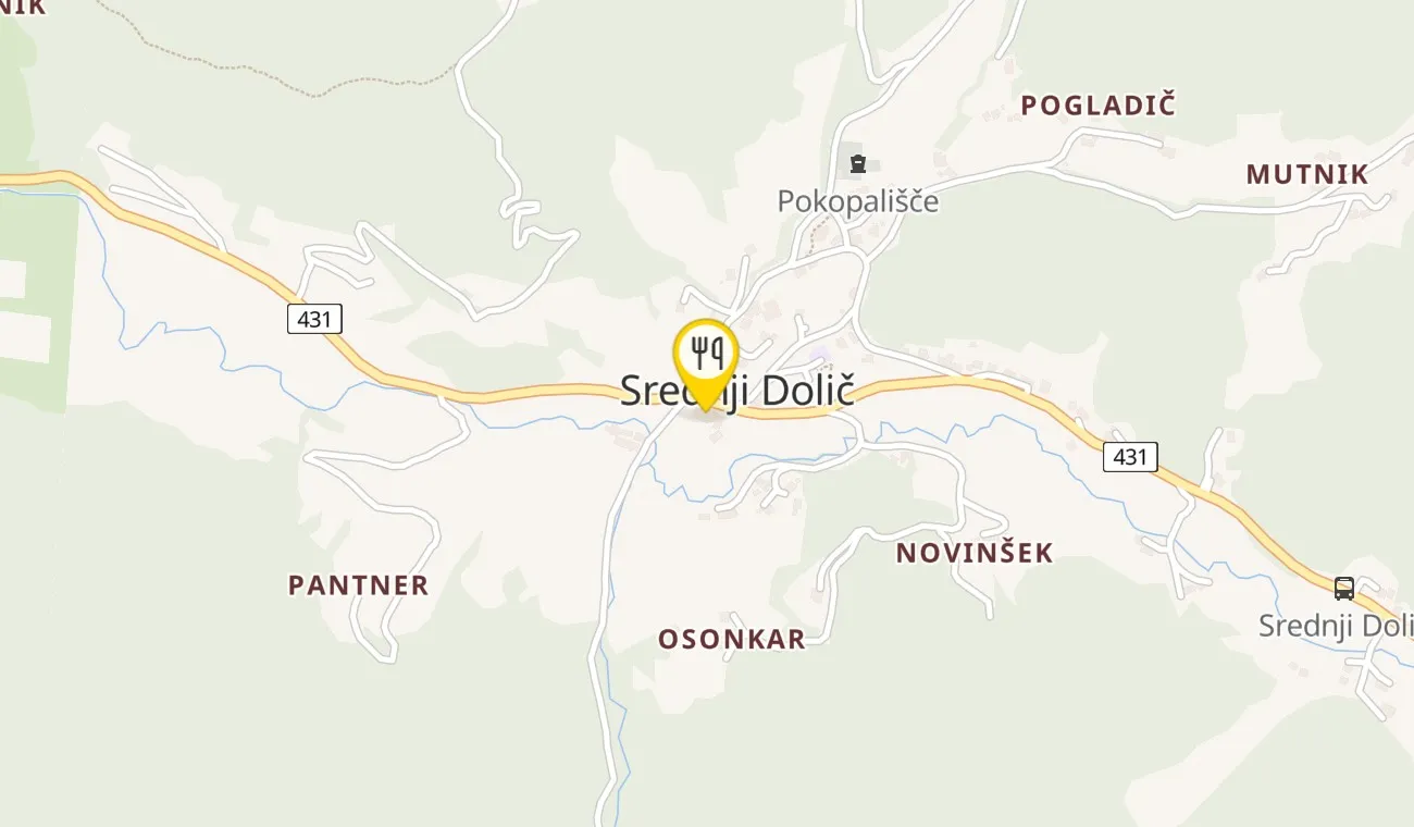 Zemljevid — Gostilna Repolusk
