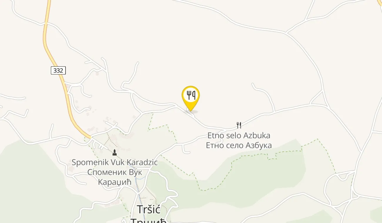 Map — ETNO SELO AZBUKA