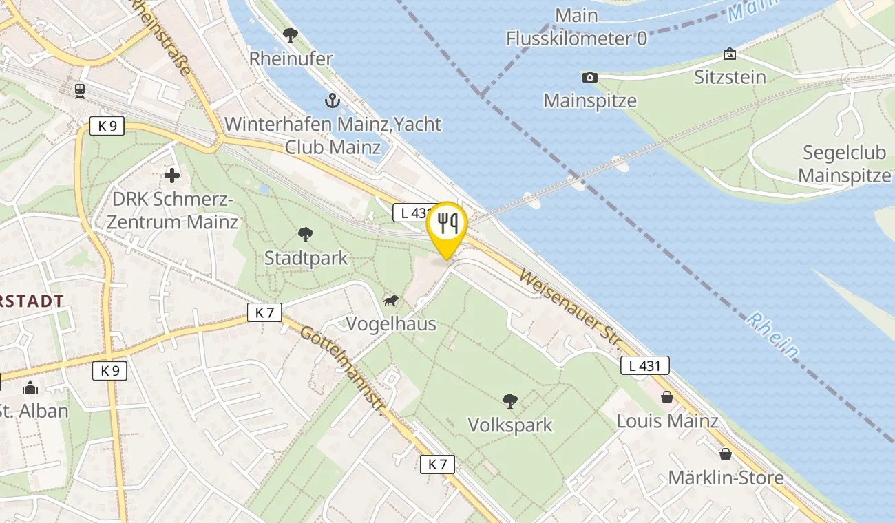 Map — Favorite Restaurant