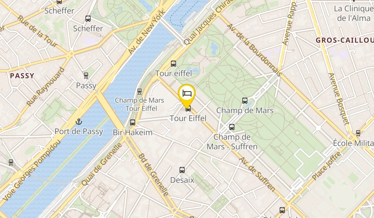 Map — Pullman Paris Tour Eiffel 