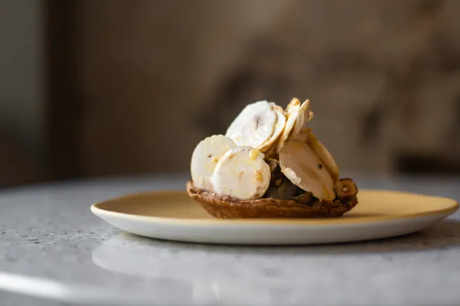 Mushroom tart