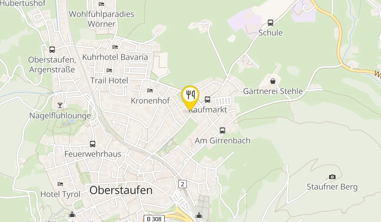 Map — Esslust im Hotel Alpenkönig