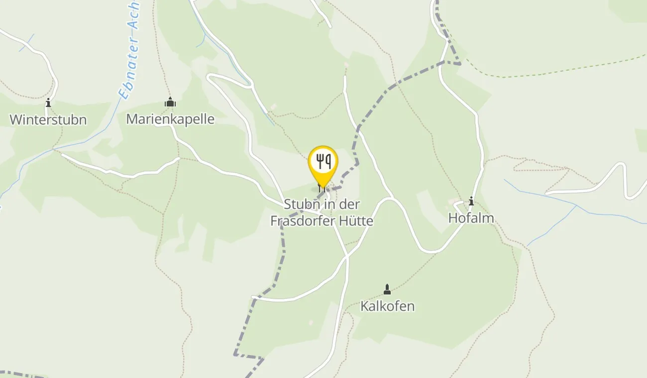 Karte — STUBN in der Frasdorfer Hütte