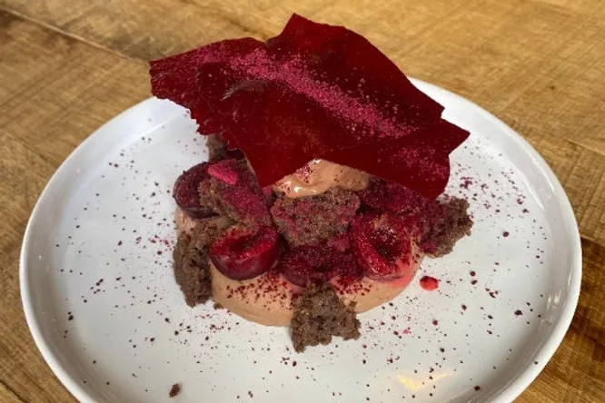 Cherry beet chocolate