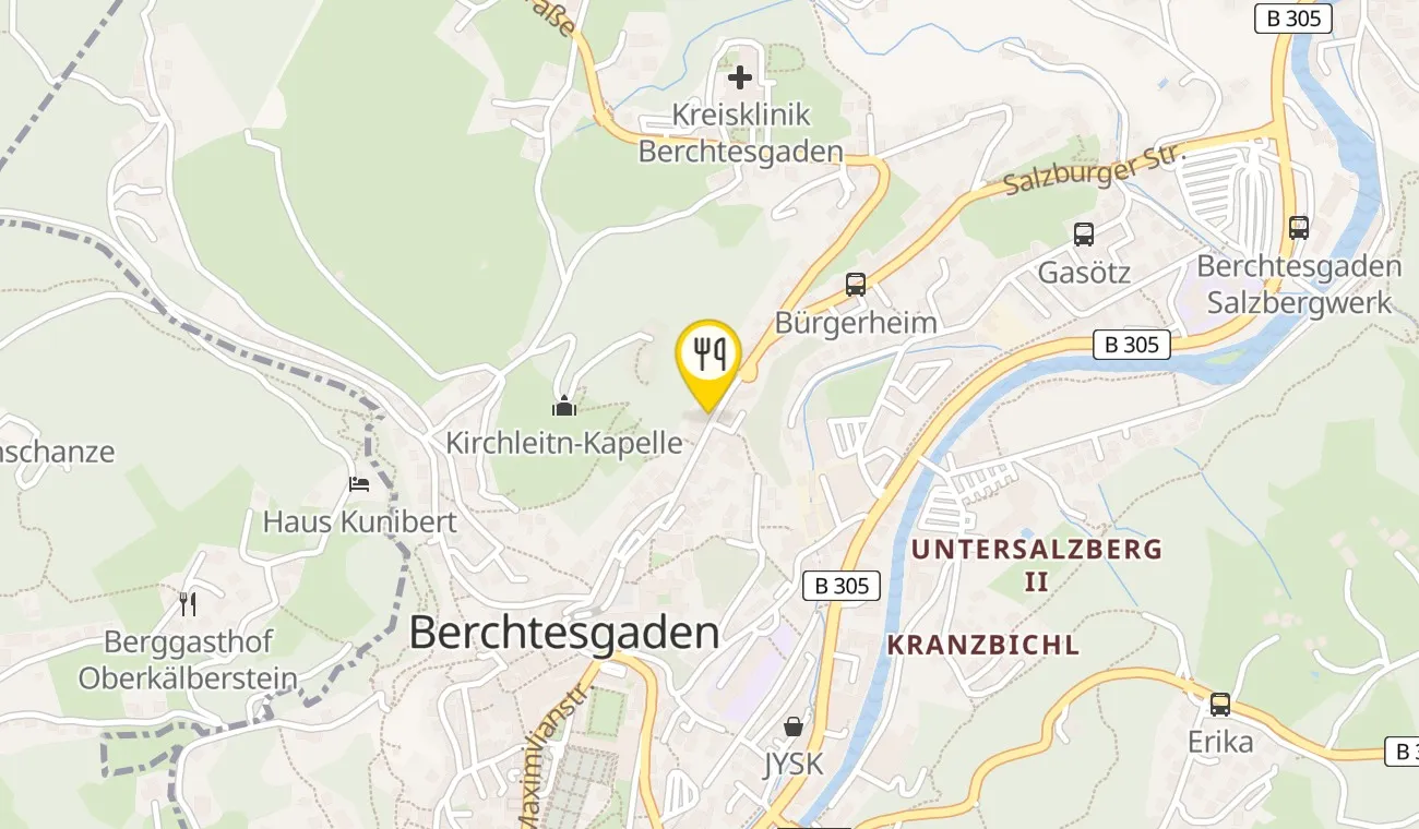 Karte — Berchtesgadener Esszimmer