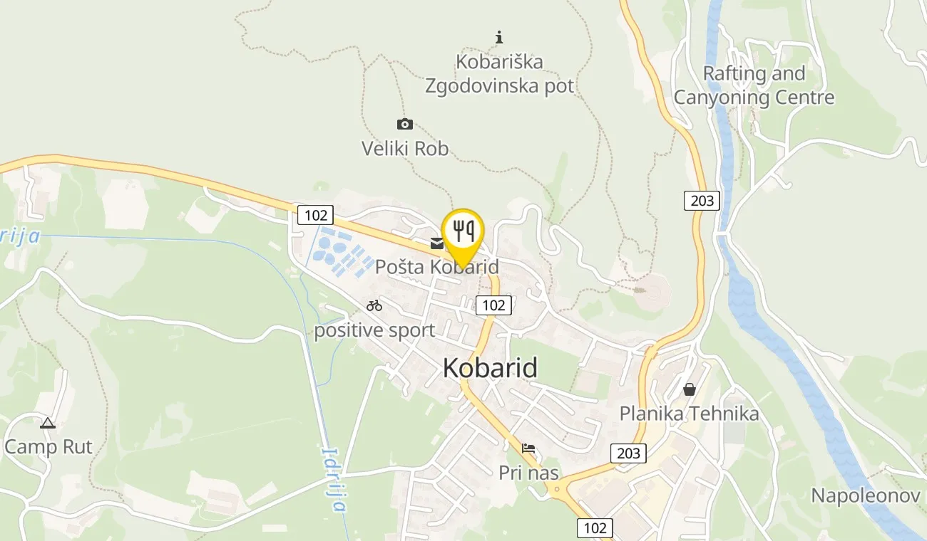 Zemljevid — Restavracija Topli Val
