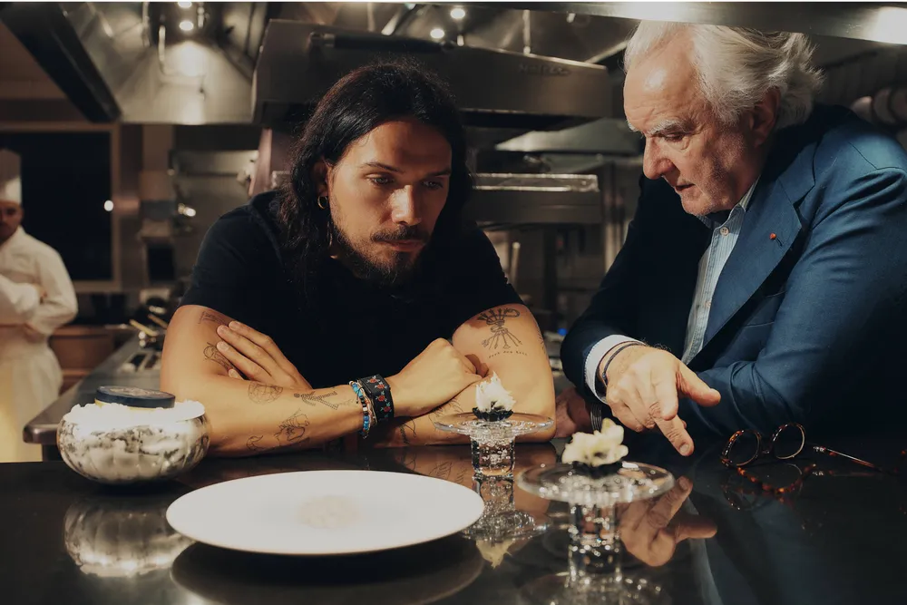 Le Meurice Team Portraiture Alain Ducasse Harry Nuriev Restaurant Le Dalí Kitchen Harry Nuriev at Le Dalí Event Dorchester Collection