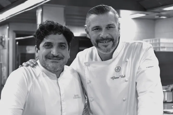 Glenn Viel and Mauro Colagreco: an exceptional 4-hand dinner at l'Oustau de Baumanière