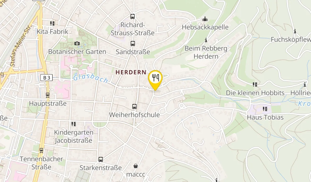 Karte — Restaurant Eichhalde