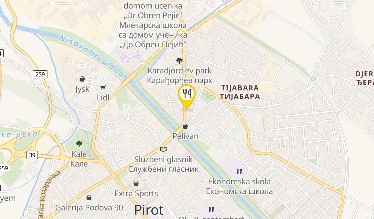 Mapa — KRČMA LADNA VODA
