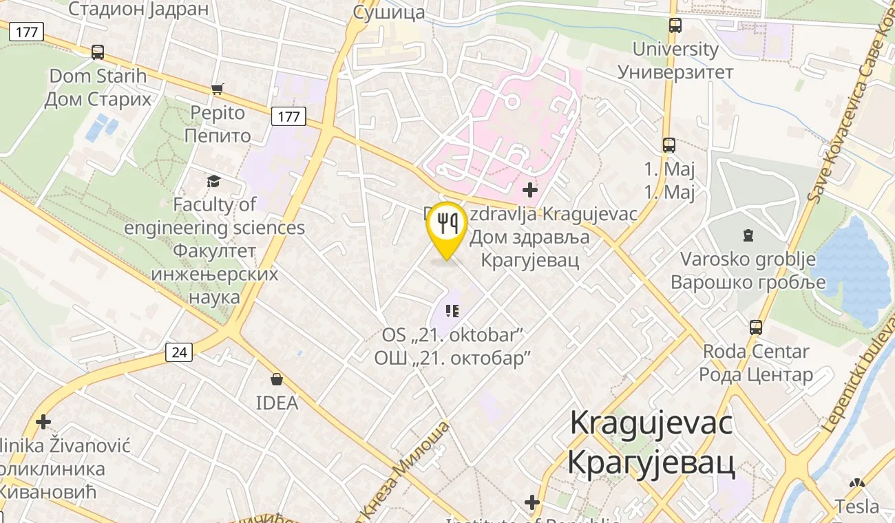 Mapa — RESTORAN KANO