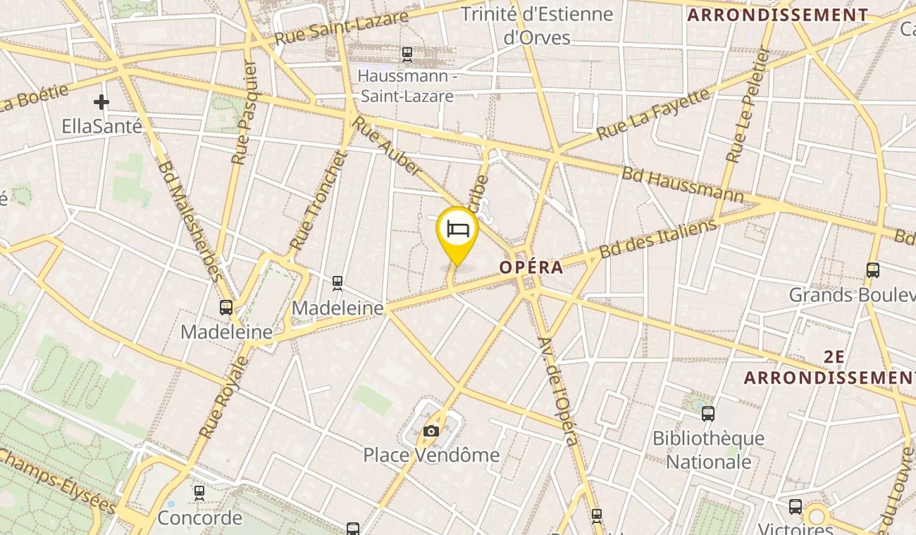 Plan — InterContinental Paris Le Grand