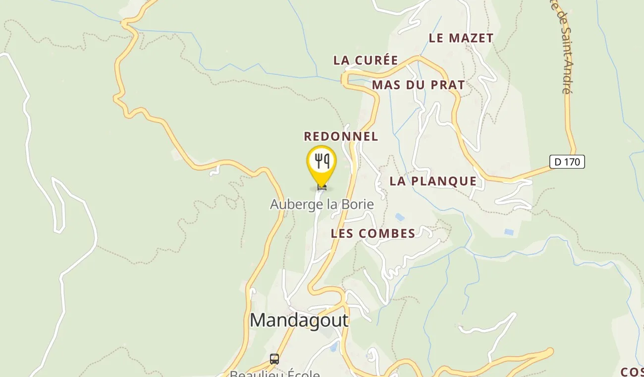 Plan — Les Terrasses de La Borie