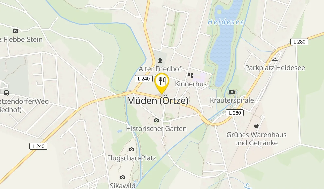 Karte — Schäferstuben