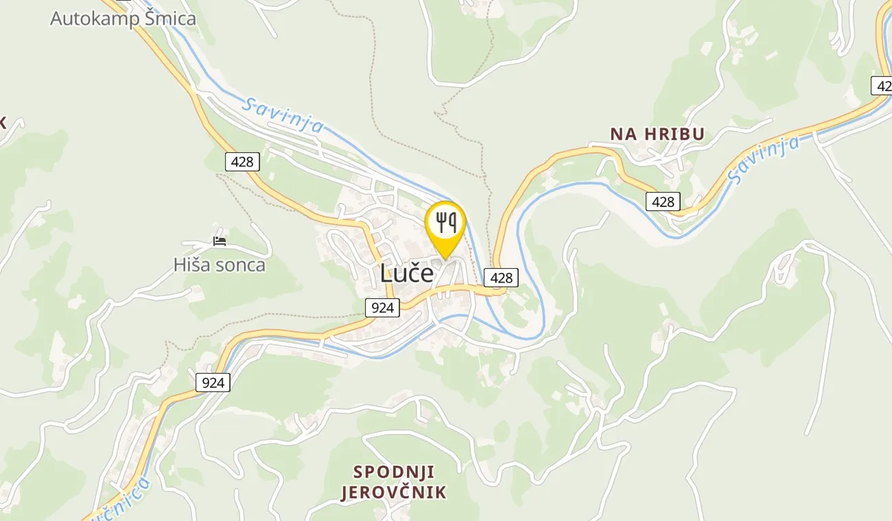 Map — Hiša Raduha
