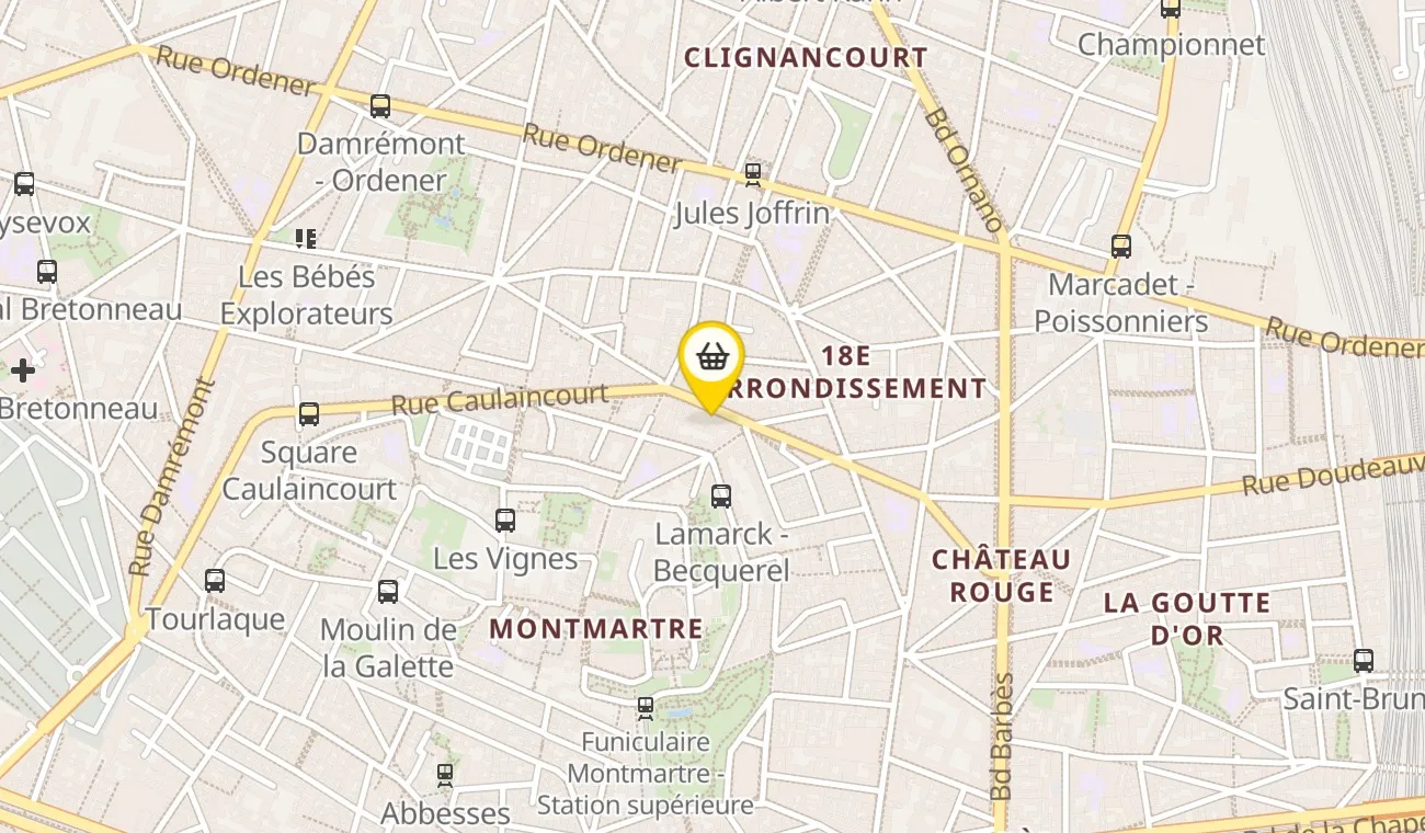Plan — Aux Viandes de Montmartre