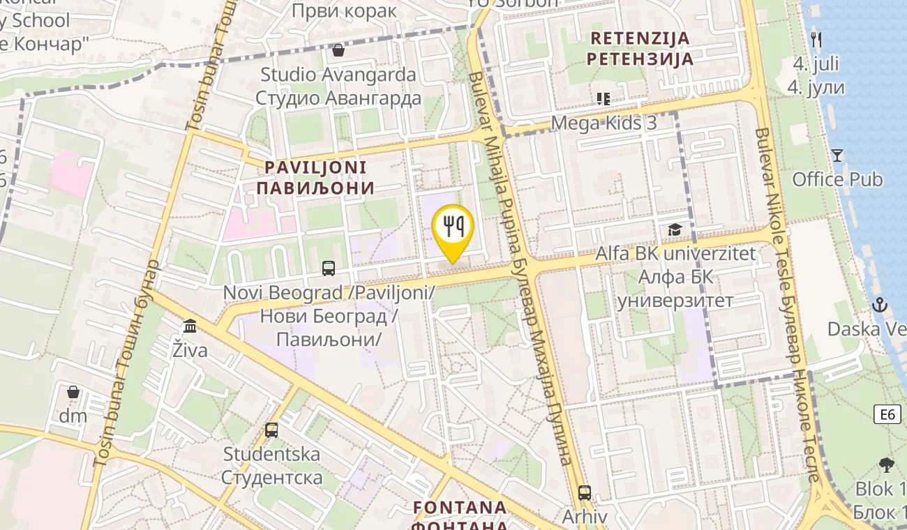 Mapa — RESTORAN MEZE BY ELLINIKO