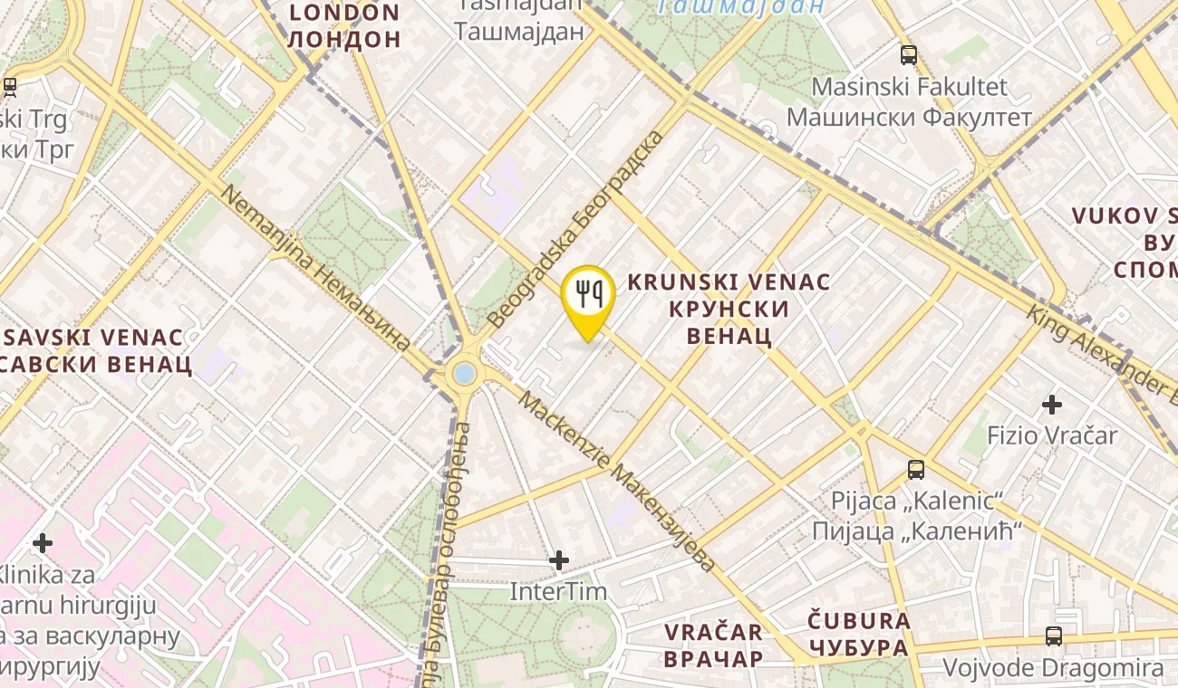 Mapa — RESTORAN LOVAC