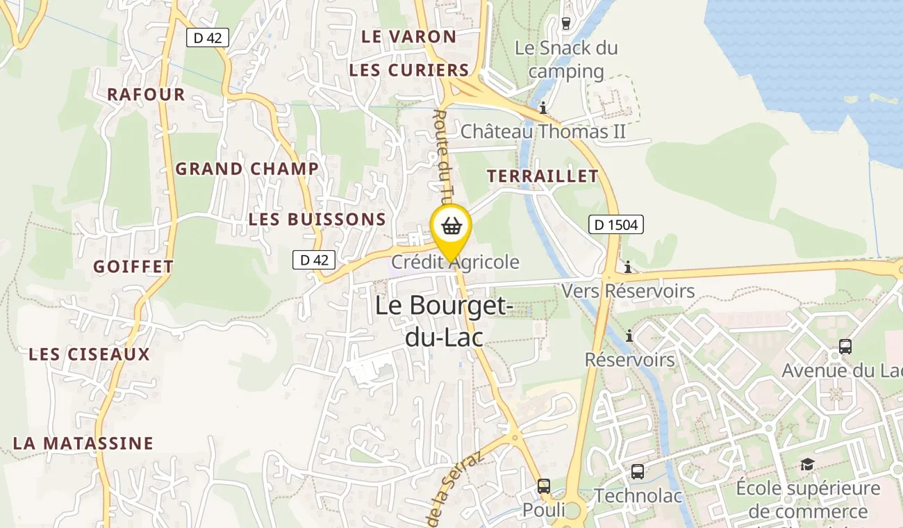 Map — Fromagerie du Lac