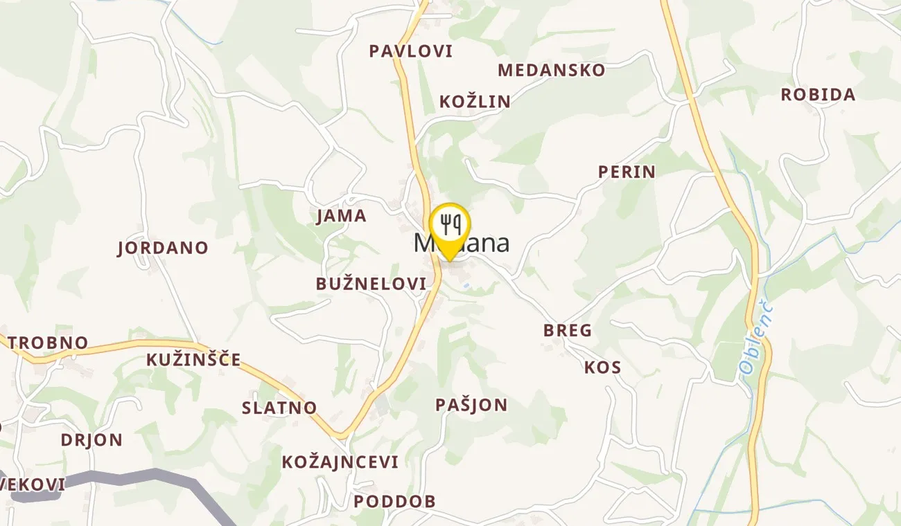 Zemljevid — Domačija Belica