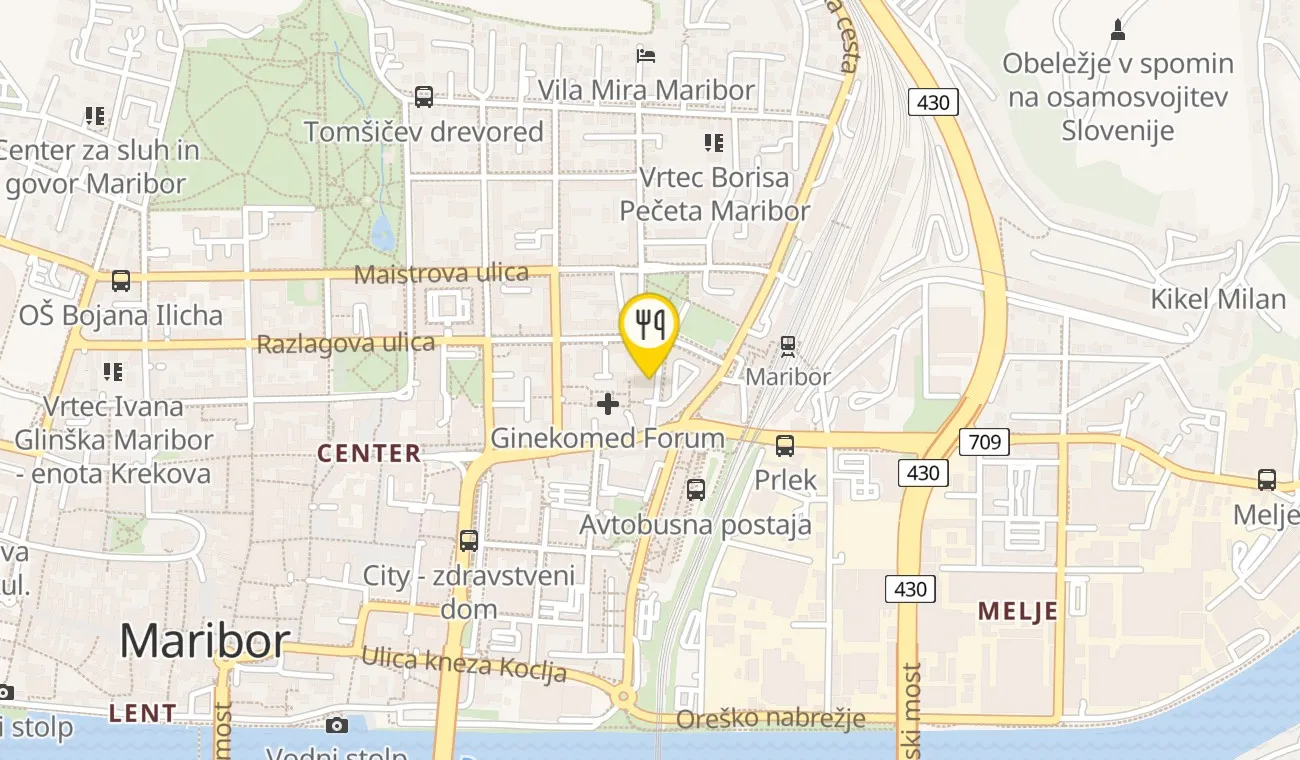 Map — Restavracija Sedem