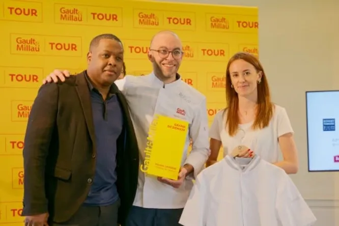 Maxime Lesobre, désigné Grand de Demain 2024 lors du Gault&Millau Tour Bourgogne-Franche-Comté