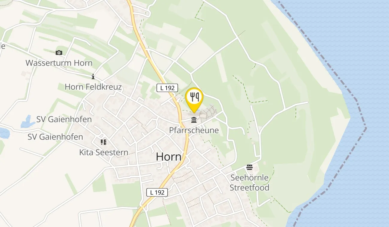 Karte — Wirtshaus im Hirschen Horn