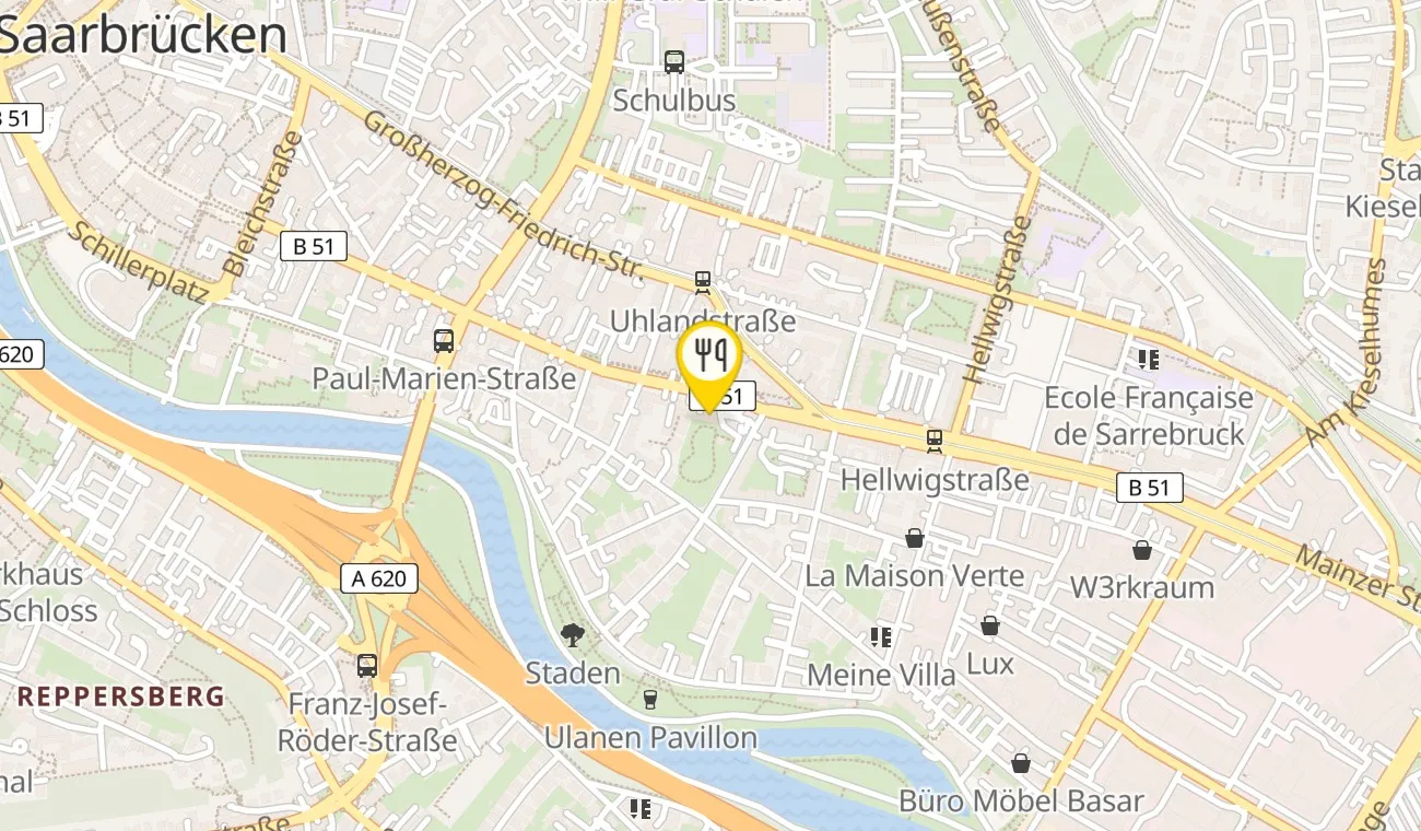 Map — Gästehaus Klaus Erfort