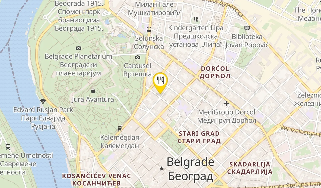 Mapa — SLOJ BISTRO & BAKERY