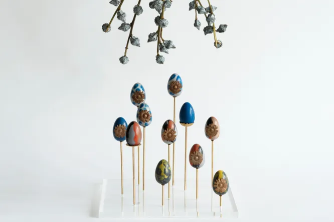 Jade Genin transforme les œufs de Pâques en œuvre d’art