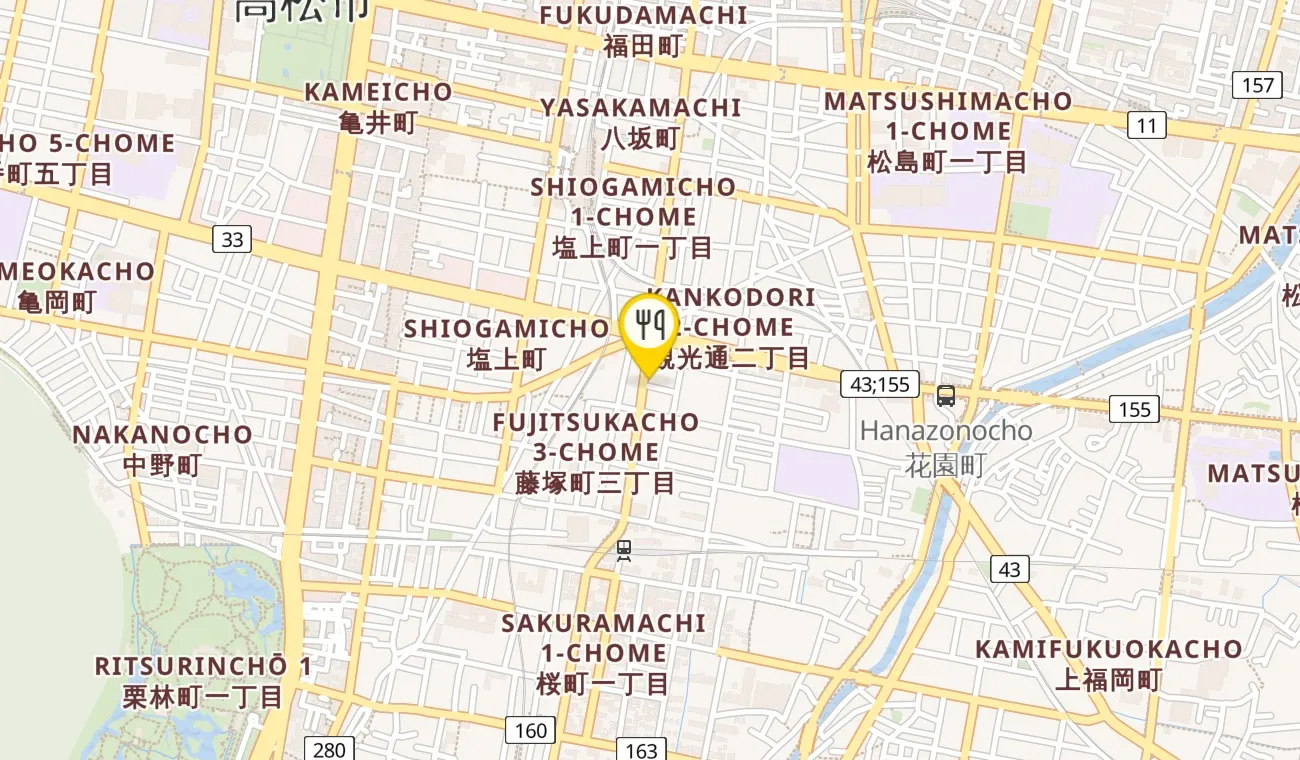 Map — Knocking kitchen