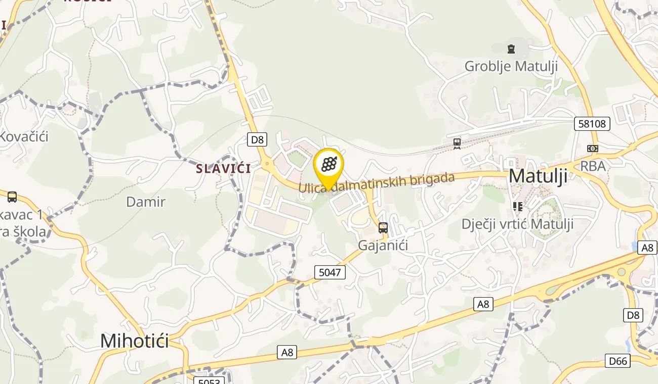 Map — Vinarija Kapić