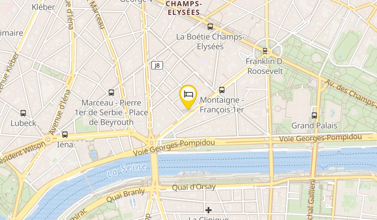 Plan — Hôtel Plaza Athénée