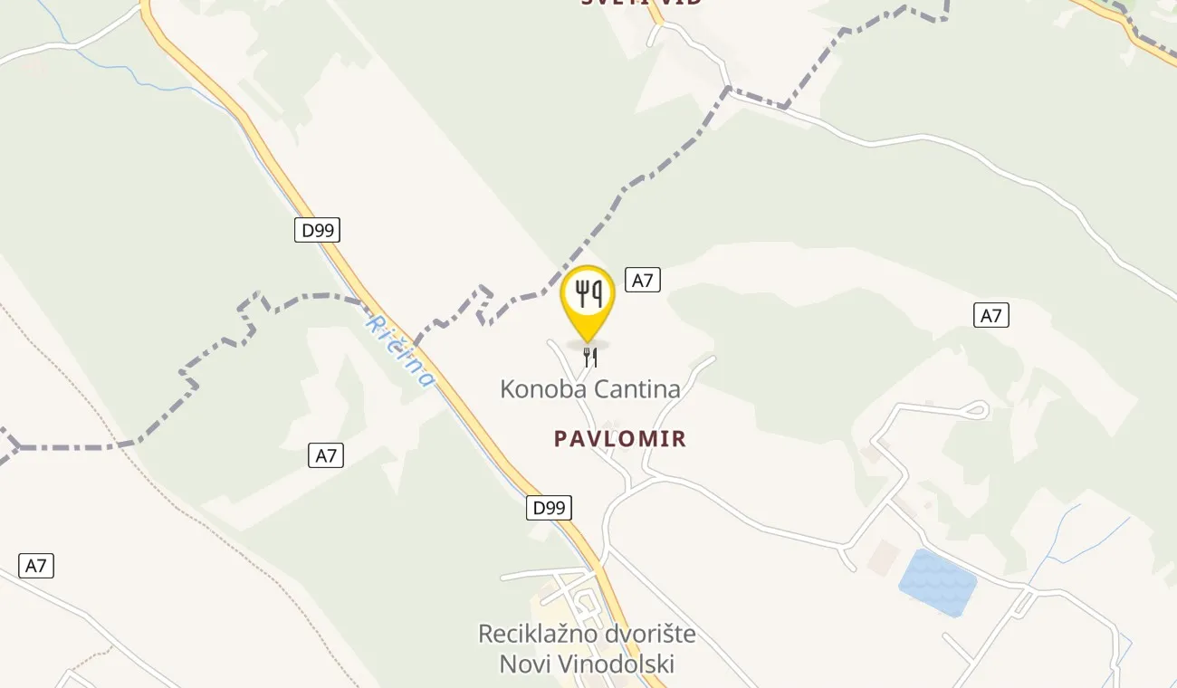 Map — Konoba Studec