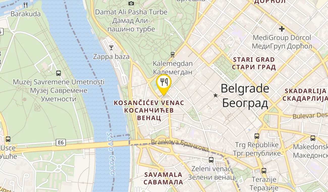 Mapa — KAFANA „?“