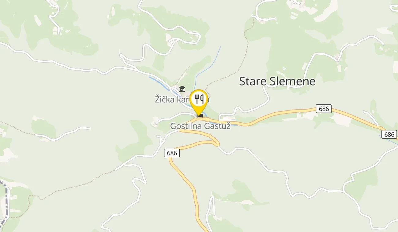 Map — Restavracija Spargus