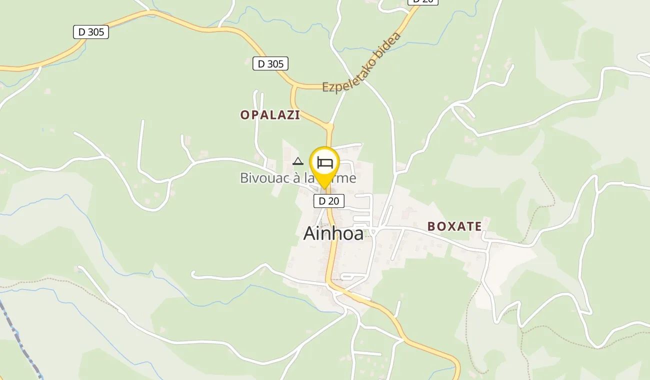 Map — Hôtel Ithurria