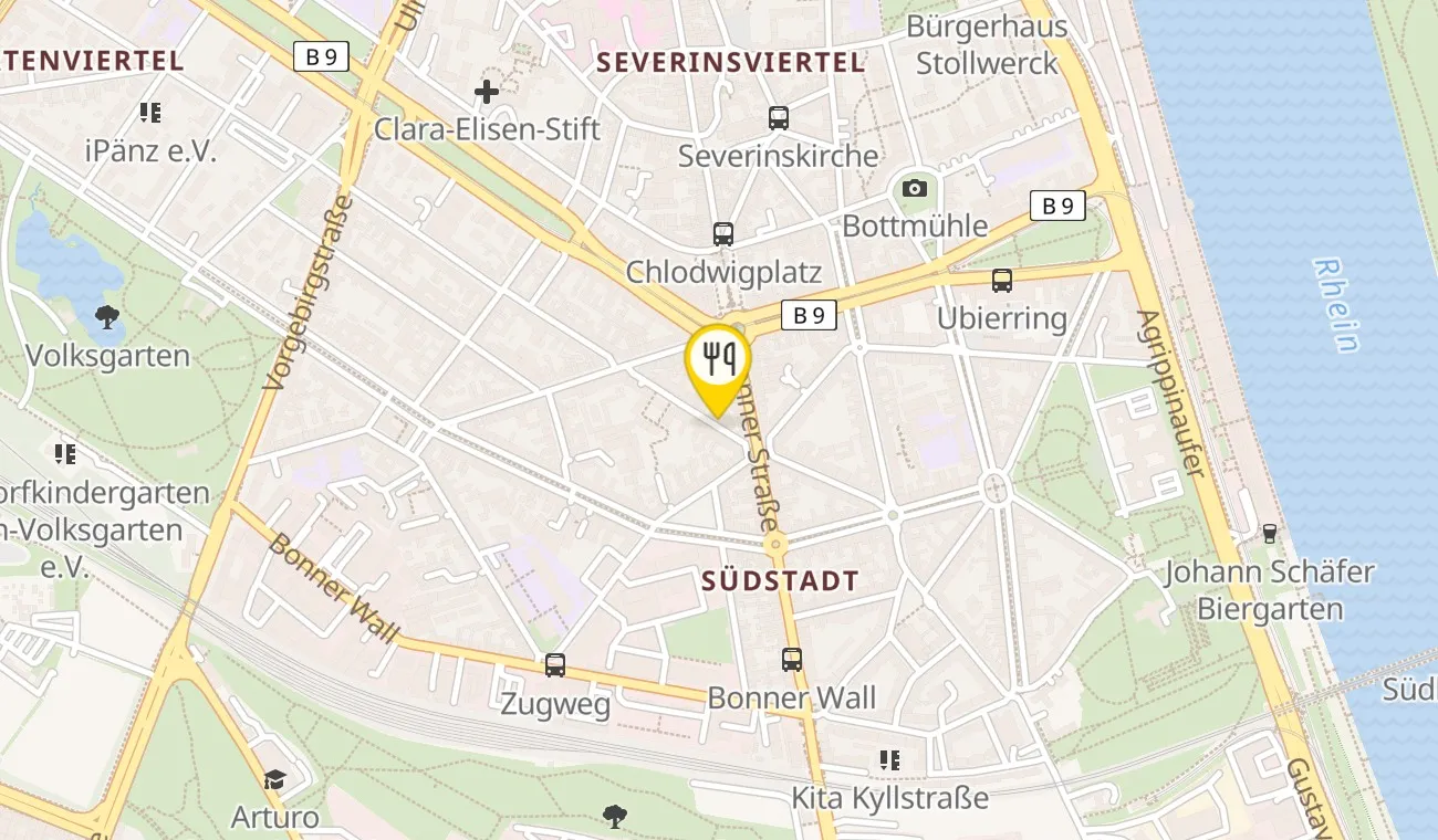 Karte — Brauhaus Johann Schäfer