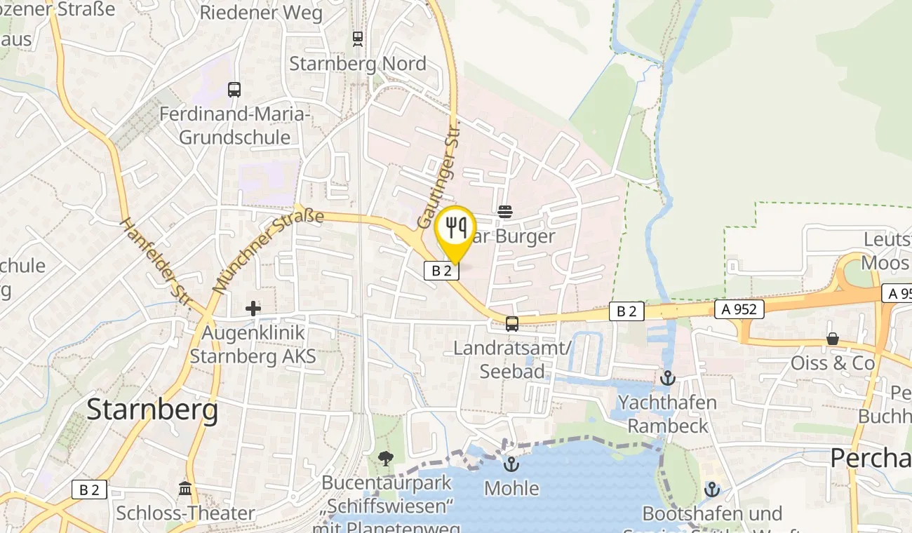 Map — Gourmetrestaurant Aubergine