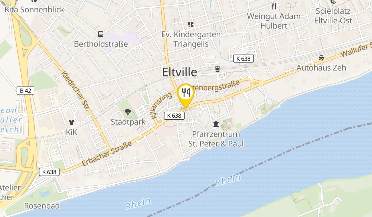 Map — Y Wine & Kitchen Eltville