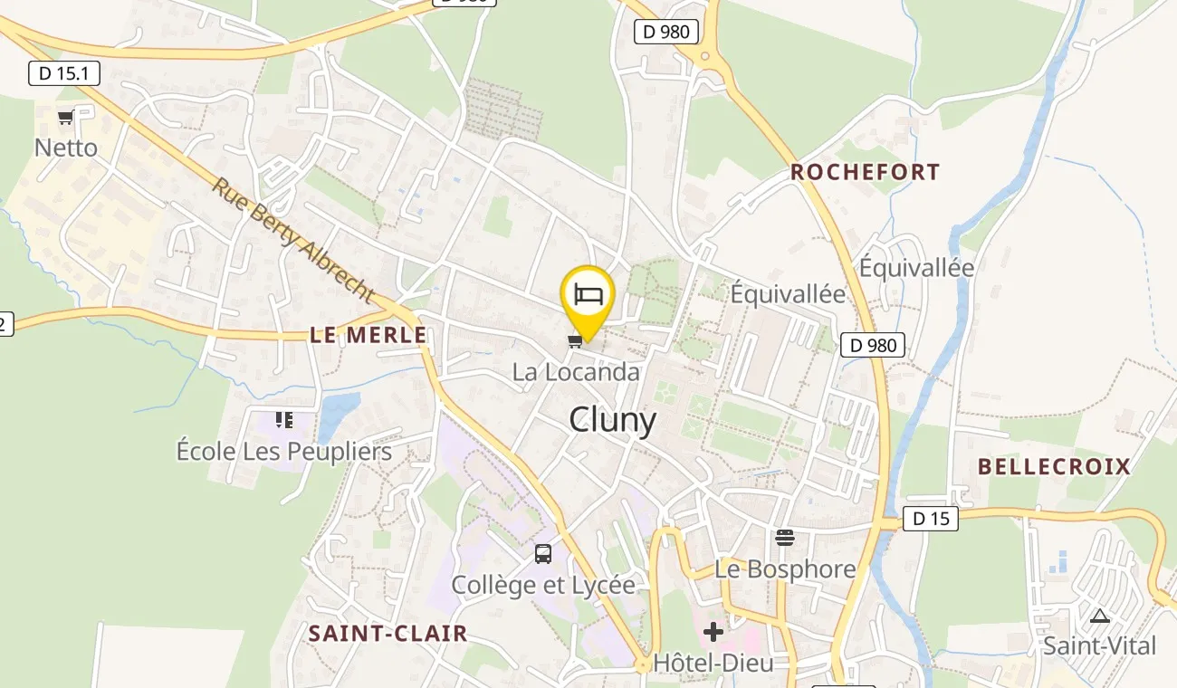 Plan — Le Clos de l’Abbaye