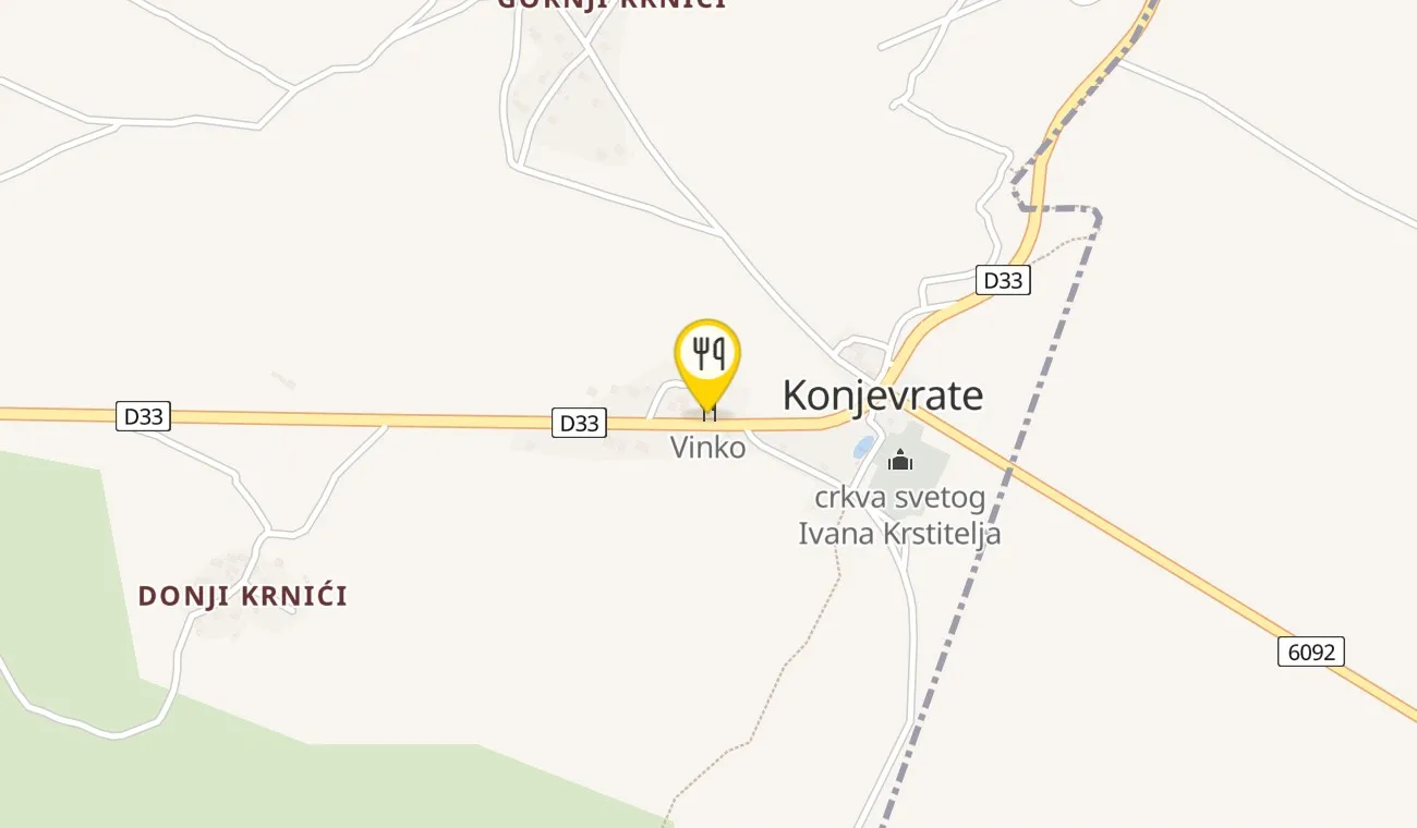 Map — Konoba Vinko