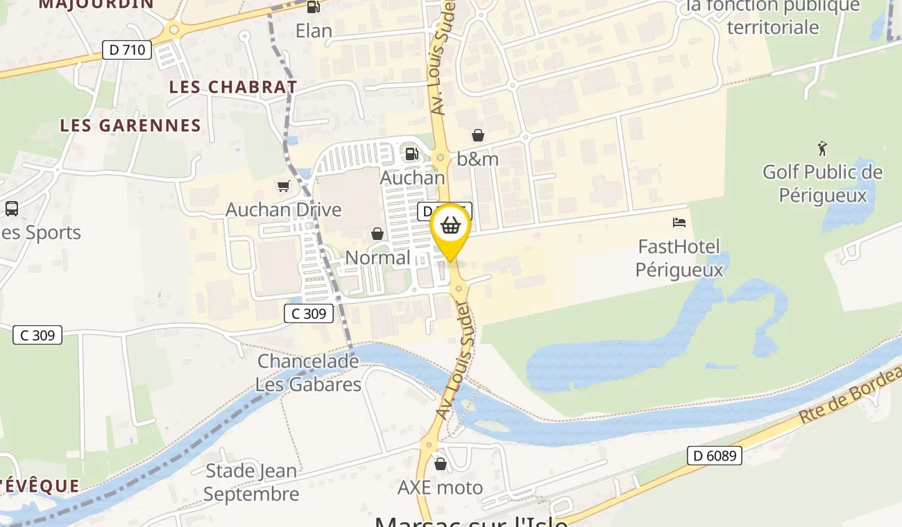 Avenue Louis Suder, 24430 Marsac-sur-l'Isle, France